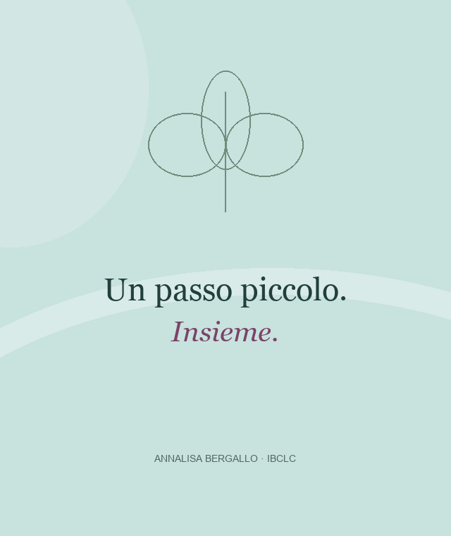 Grafica segnaposto Instagram: Un passo piccolo, insieme