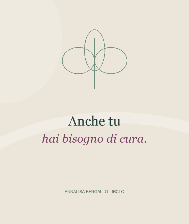 Grafica segnaposto Instagram: Anche tu hai bisogno di cura